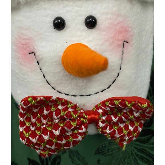 Snowman Christmas Decor Candy Bag Drawstring Bag Xmas Gift Bag - Picture 4 of 8